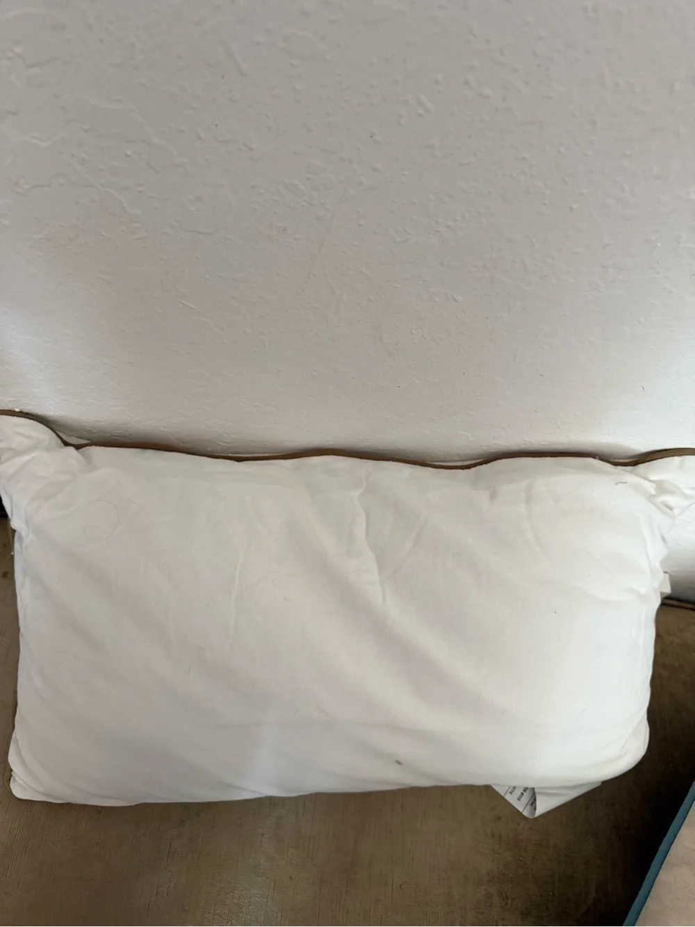 Embroidered Pumpkin Accent Pillow - Green, Blue & Cream